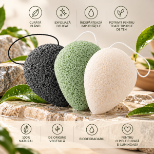 Burete Konjac Aqua Beauty