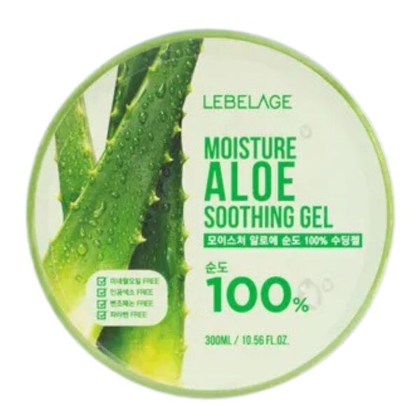 Gel Aloe Vera 100% Corean, Lebelage Moisture Aloe Soothing Gel 300ml