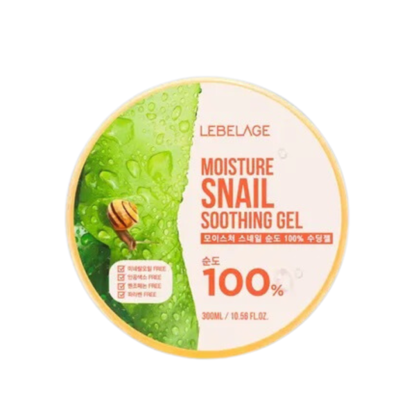 Gel hidratant corean cu secretie de melc Moisture Snail 100% Soothing Gel 300 ml