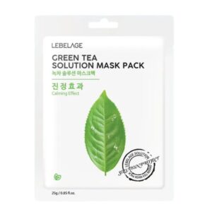 Masca anti-inflamatoare cu Ceai Verde, Green Tea Solution Mask Lebelage