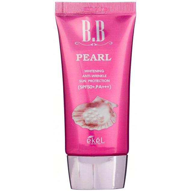 Crema BB Corean SPF50 + cu efect mat, acoperire medie, Pearl BB Cream Ekel 50ml
