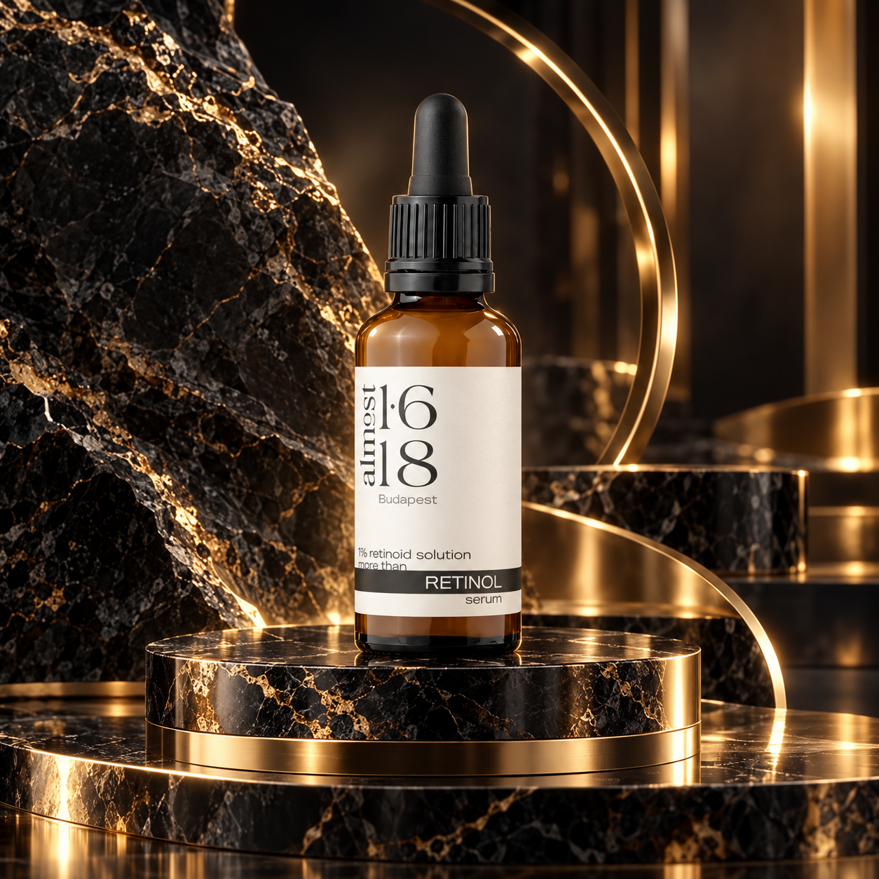 Ser antirid 1% Retinol Natural Retinoid Solution Almost1.618, 30ml